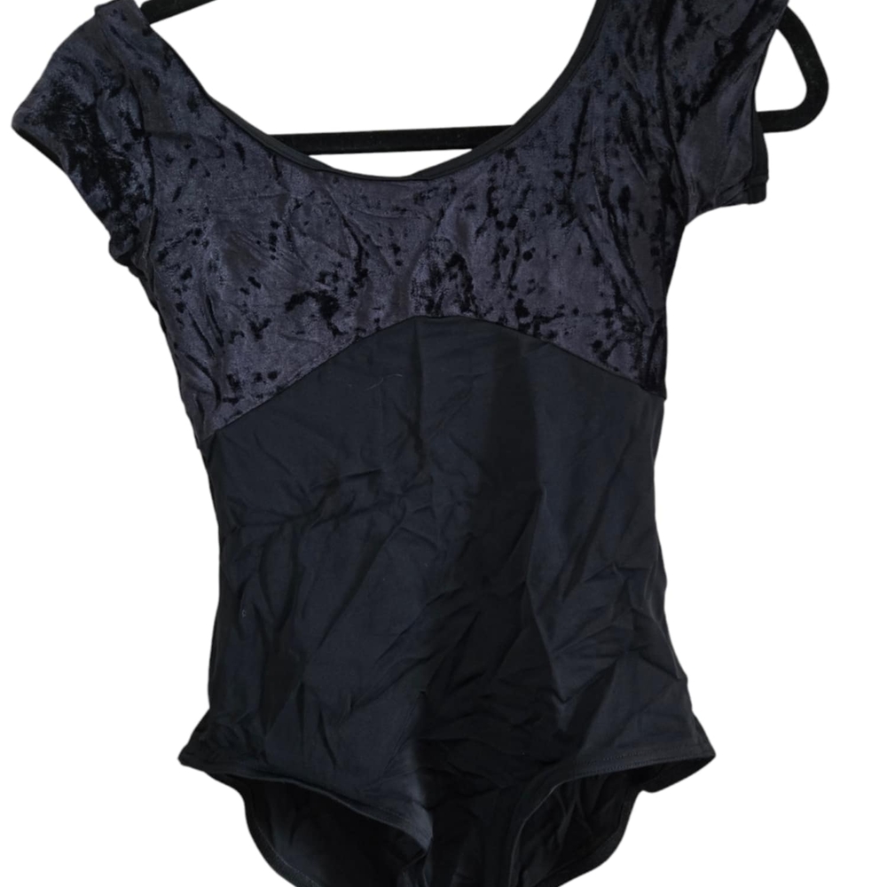 Black Velvet Leotard